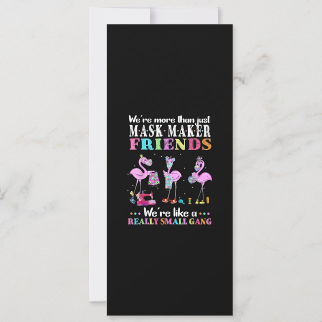 Invitación Eran más que simples amigos de Máscara Maker Flami (Anverso)