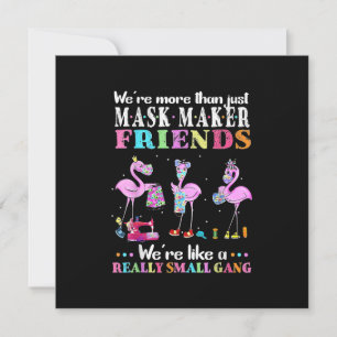 Invitación ¿Eran Más Que Solo Amigos Fabricantes de Máscaras 