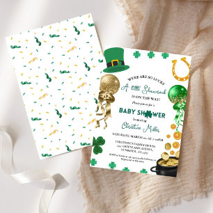 Invitación Eran tan afortunados Baby Shower del día de patric