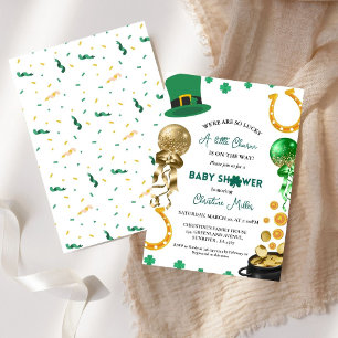 Invitación Eran tan afortunados Baby Shower del día de patric