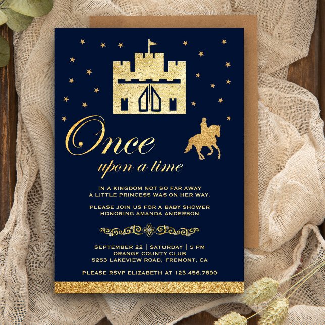 Invitación Érase una Vez Castillo Historieta de Cumpleaños pa (Subido por el creador)