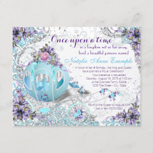 Invitación Érase una Vez Cuento de Hadas Princesa Cumpleaños