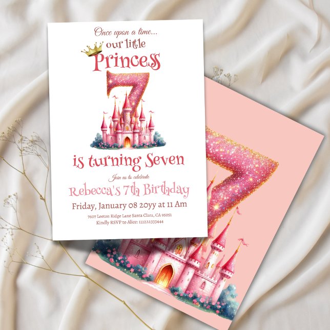 Invitación Érase una vez el Chica del Castillo de la Princesa (Subido por el creador)