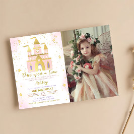 Invitación Érase una vez el cumpleaños del Chica del Castillo
