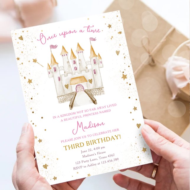 Invitación Érase una vez el cumpleaños del Chica del Castillo (Subido por el creador)