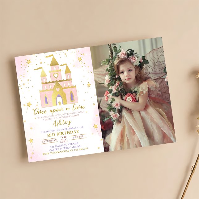 Invitación Érase una vez el cumpleaños del Chica del Castillo (Subido por el creador)