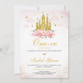 Invitación Érase una vez el primer cumpleaños de la princesa