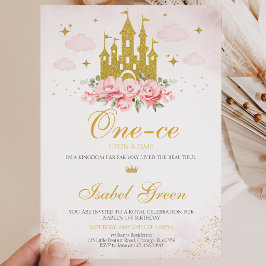 Invitación Érase una vez el primer cumpleaños de la princesa
