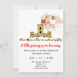 Invitación Érase una vez en una tierra de alegría