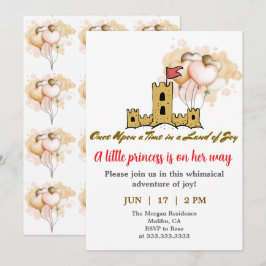 Invitación Érase una vez en una tierra de alegría