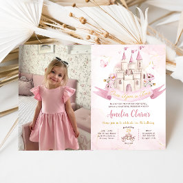 Invitación Érase Una Vez La Princesa Fairytale Castle Cumplea