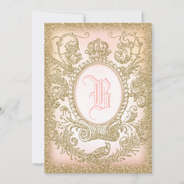 Invitación Érase una vez princesa Invitation (Anverso)