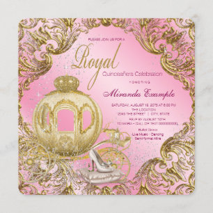 Invitación Érase una Vez Princesa Quinceañera