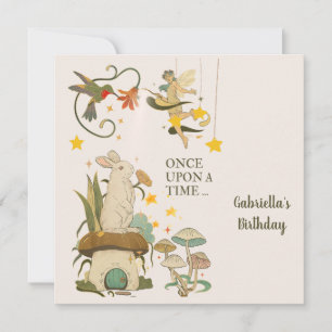 Invitación Érase una vez: Un niño de cuento de hadas