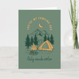 Invitación Eres el Día del Padre Gracioso de mi papá Camping