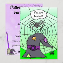 Eres la fiesta de halloween de araña invitada