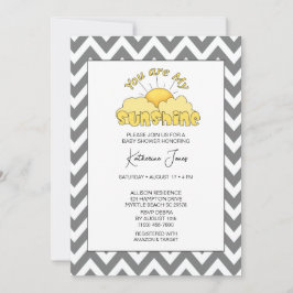 Invitación Eres Mi Baby Shower Neutral Sunshine