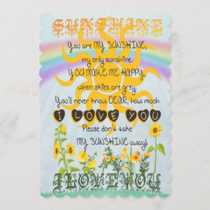 Invitación Eres Mi Sol