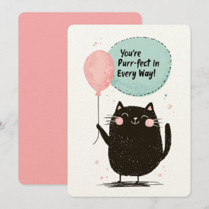 Invitación ¡Eres Purr-fect en todo sentido! Un día insignific