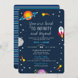 Invitación Eres un chico adorado adoptando Baby Shower