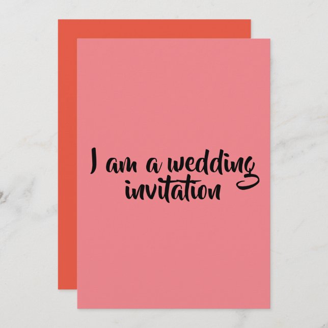 Invitación ergerg (Anverso / Reverso)