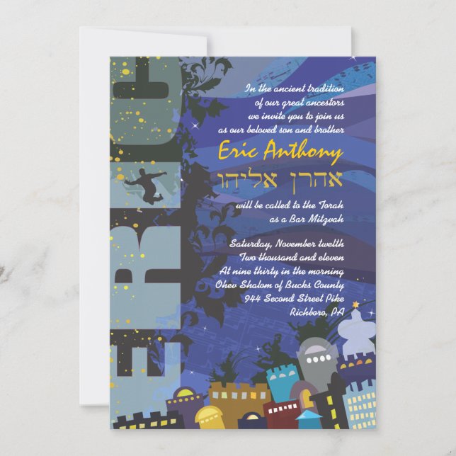 Invitación eric (Anverso)