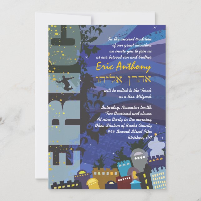 Invitación eric (Anverso)