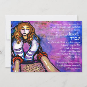 Invitación Erikas invitan con hebreo