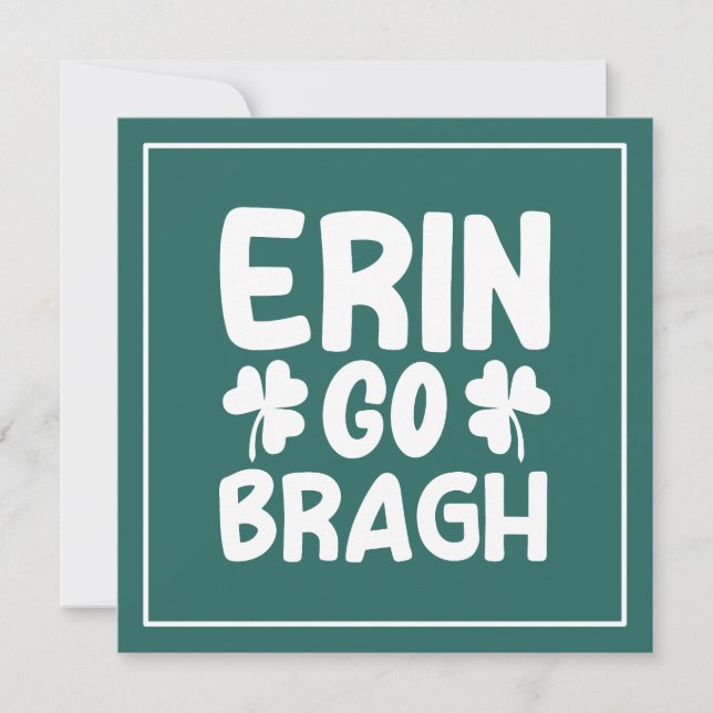 Invitación Erin Go Bragh-60850 (Anverso)