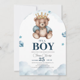 Invitación ES Baby Shower BOY Bear