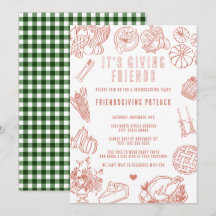 Es Darle a los Amigos un Potluck Casual de Friends