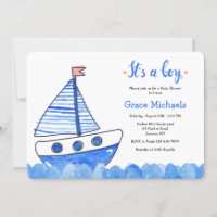 Es el Baby Shower de un chico marinero