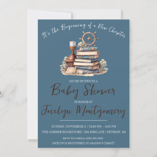 Invitación Es el comienzo de un nuevo capítulo de Baby Shower