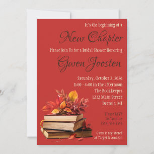 Invitación Es el comienzo de una nueva ducha de novias