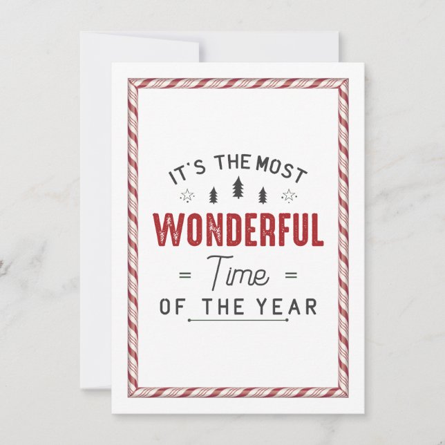 Invitación Es el momento más maravilloso (Anverso)