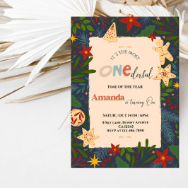 Invitación Es el momento más MARAVILLOso del año 1er Cumple