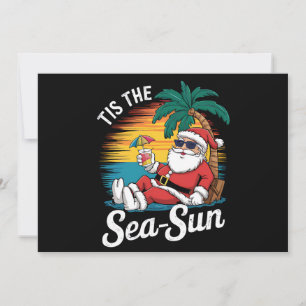 Invitación Es El Sol Del Mar Santa Playa Navidad En Julio 