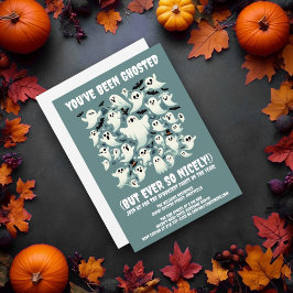 Invitación ¡Es gracioso que te hayan engañado! Fantasmas en e