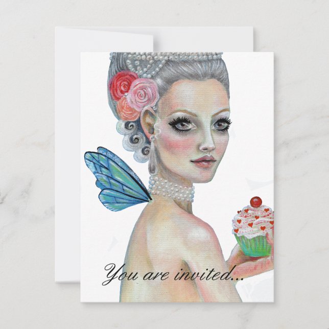 Invitación ¡Es hora de comer un buen pastel (Anverso)