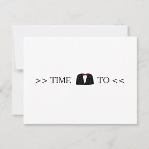 Invitación Es hora de demandar a Groomsman