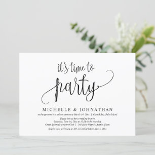 Invitación Es hora de fiesta, Celebración de fuga de novios