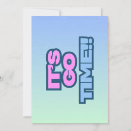 Invitación Es hora de irse