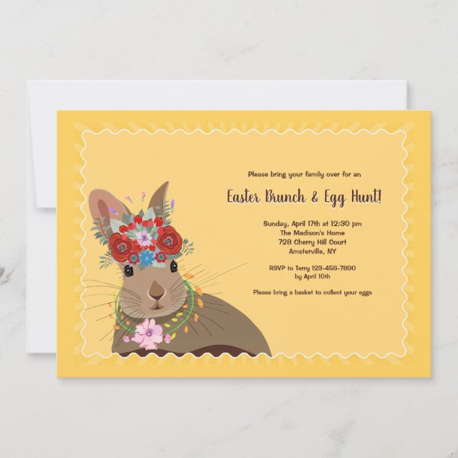 Invitación Es hora de Pascua (Anverso)