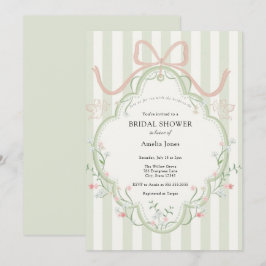 Invitación Es hora de que el té entre las novias se convierta