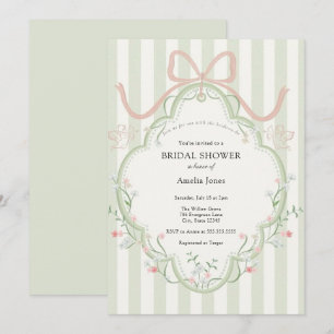 Invitación Es hora de que el té entre las novias se convierta