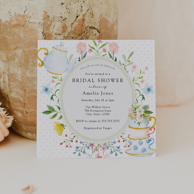 Invitación Es hora de que el té entre las novias se convierta (Subido por el creador)