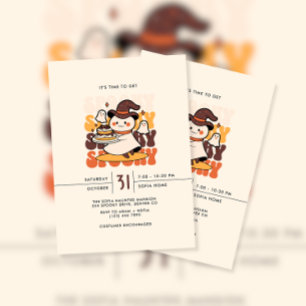 Invitación Es hora de que te asustes Fiesta de Haloween