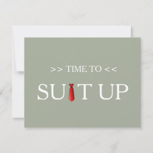 Invitación Es hora de resumir los lazos rojos