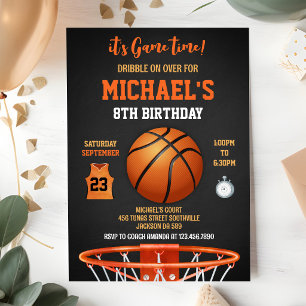 Invitación Es Hora del Juego Cumpleaños Niño Deporte Balonces