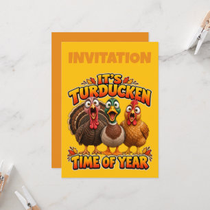 Invitación Es la época de Turducken del año.
